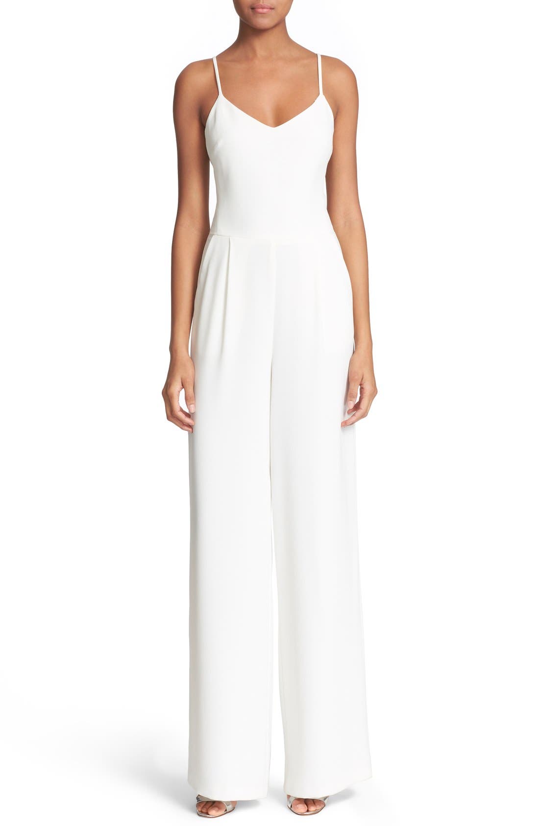 trina turk white jumpsuit