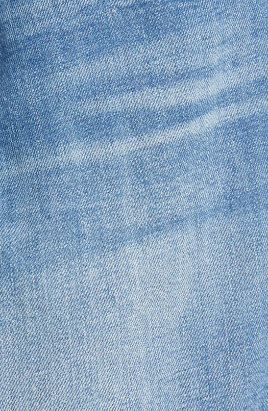 R13 DAMON PLEATED HIGH WAIST DENIM SHORTS