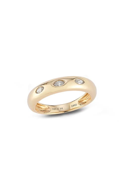 Dana Rebecca Designs Alexa Jordyn Diamond Inlay Band Ring in Yellow Gold at Nordstrom