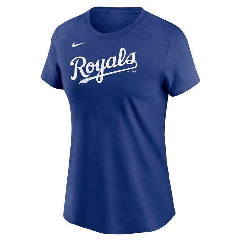 Shop Nike Royal Kansas City Royals Wordmark T-shirt