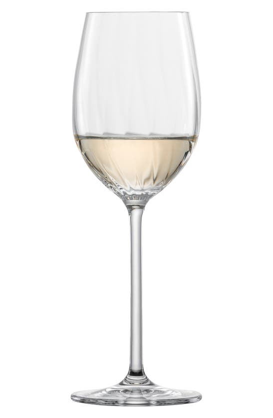 Shop Schott Zwiesel Prizma Set Of 6 Riesling Wine Glasses In Clear