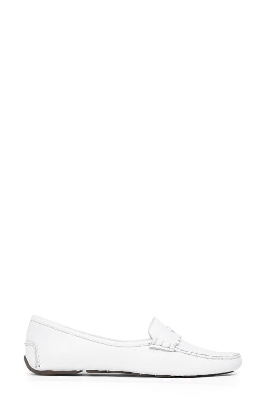 Shop Patricia Green Janet Scalloped Driving Loafer In White