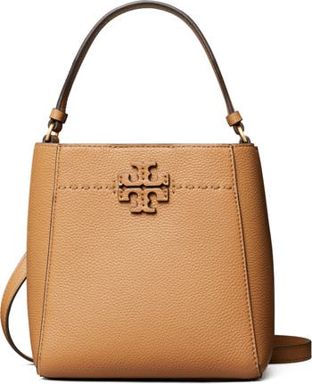 Tory Burch McGraw Small Leather Bucket Bag | Nordstrom