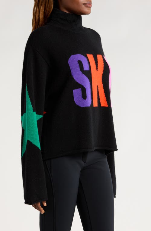 Shop Goldbergh Calore Ski Merino Wool & Cashmere Sweater In Black