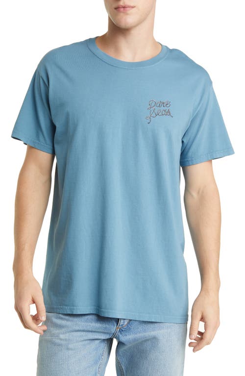 Salty Rodeo Graphic Tee in Blue Fin