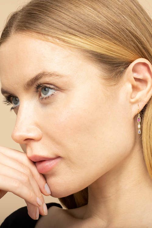 Oradina Women's 14k Yellow Gold, Multistone Fresco Drop Earrings In Yellow Gold