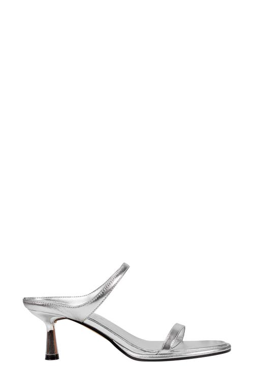 Shop Marc Fisher Ltd Alonde Slide Sandal In Silver