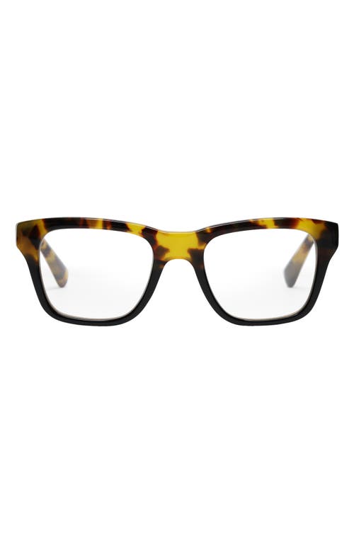 Eyebobs Kvetcher 54mm Square Reading Glasses In Tortoise/black/clear