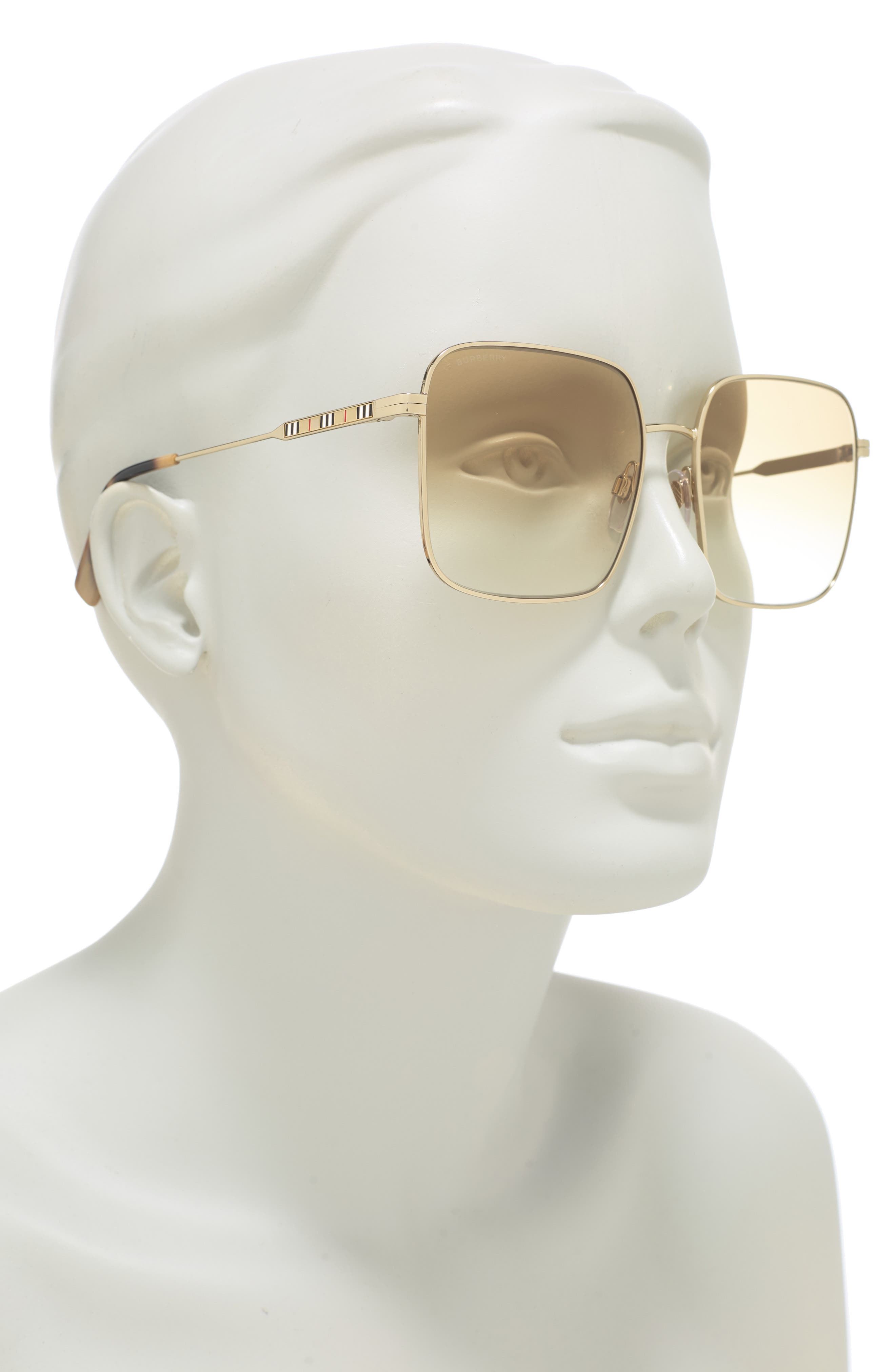 burberry 58mm square sunglasses