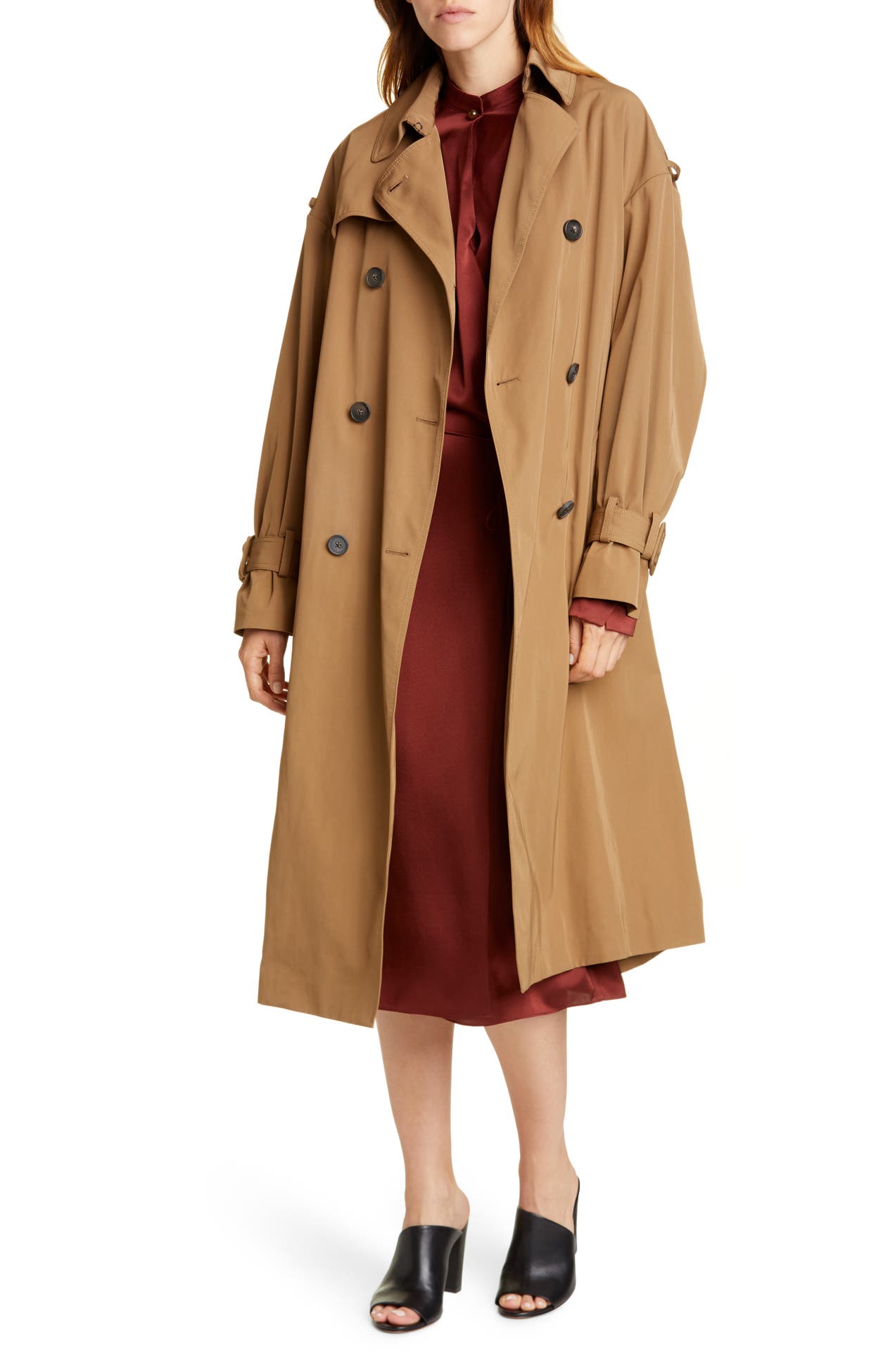 Vince Belted Tech Trench Coat Nordstrom Rack