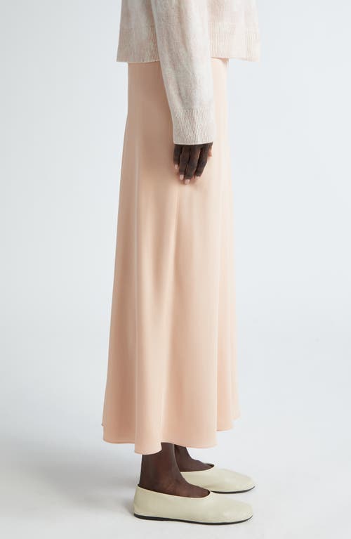 Shop Lafayette 148 New York Bias Cut Silk Maxi Skirt In Bluff Pink