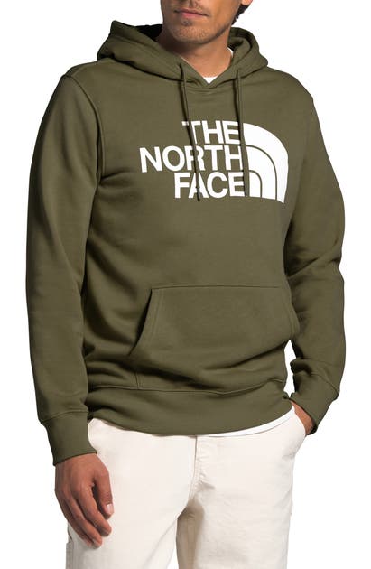 The North Face Half Dome Hoodie In Burnt Olive Green