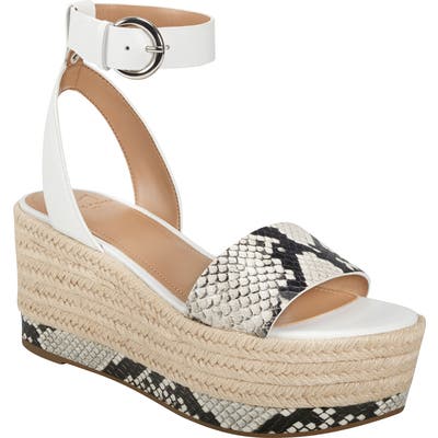Marc Fisher Ltd Gigli Platform Sandal, Grey