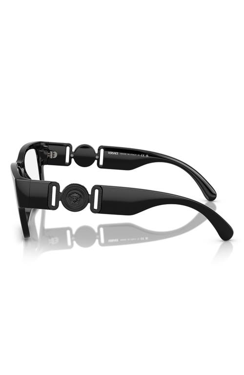 Versace 55mm Pillow Optical Glasses In Black