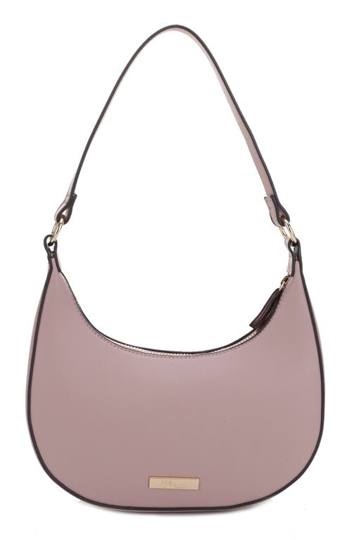Mali + Lili Leilani Vegan Leather Baguette Bag In Mauve