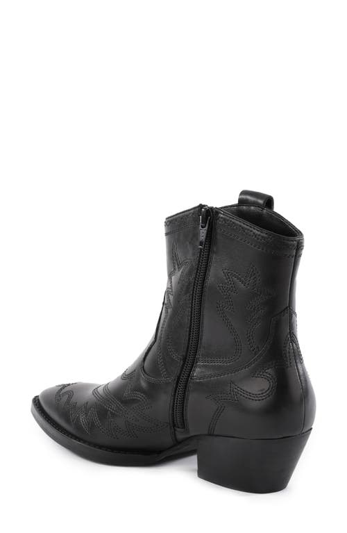 Shop Seychelles Eagle Rock Short Western Boot In Black Leather