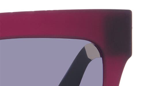 Toms Adelaide 52mm Gradient Square Sunglasses In Midnight Plum Crystal Fade