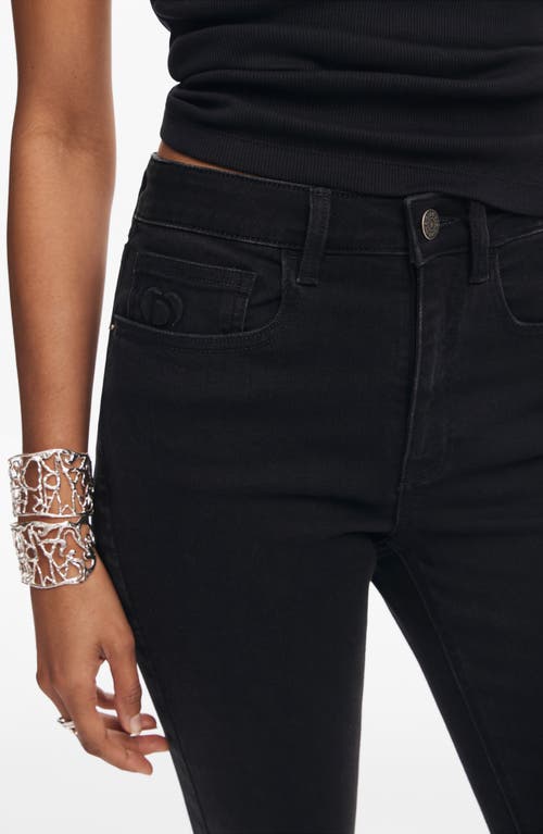 Desigual Carmela Skinny Jeans In Black