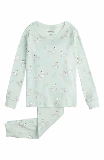 Miles The Label Kids' Ribbon Print Stretch Organic Cotton Leggings