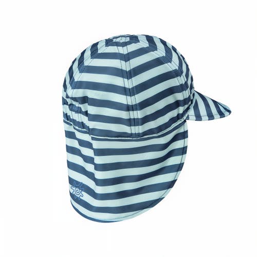 Uv Skinz Swim Flap Hat In Waverider Stripe