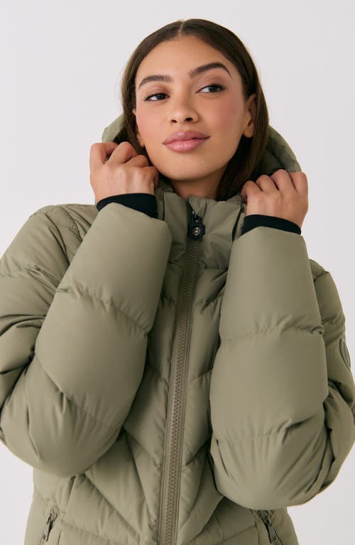 Shop Lole Berri 700 Fill Power Down Jacket With Removable Sleeves In Hazel