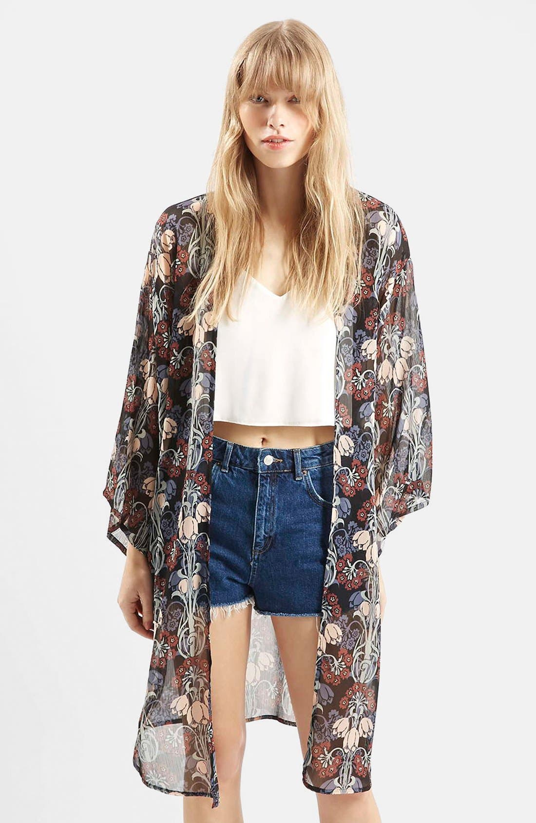 Sheer Floral Duster Nordstrom