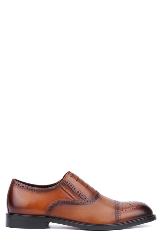 Shop Vintage Foundry Cosmio Slip-on Oxford In Cognac