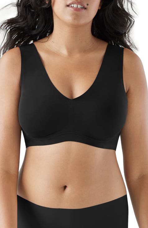 True Everybody by True & Co Women's Wide Strap Plunge Bralette, Black, S  (32C-D,34A-B) : : Clothing, Shoes & Accessories