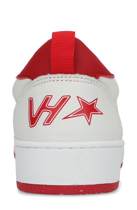 Shop Vintage Havana Swag Sneaker In White/ Red