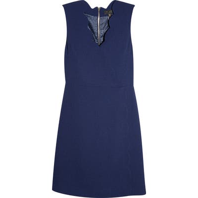 Ted Baker London Furnaed Scallop Cocktail Dress