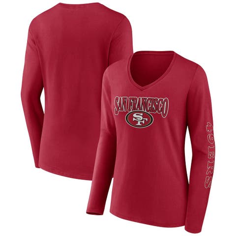 Cleveland Indians New Era Women's Plus Size Space Dye Jersey 3/4 Length  Raglan Sleeve Henley T-Shirt - Red
