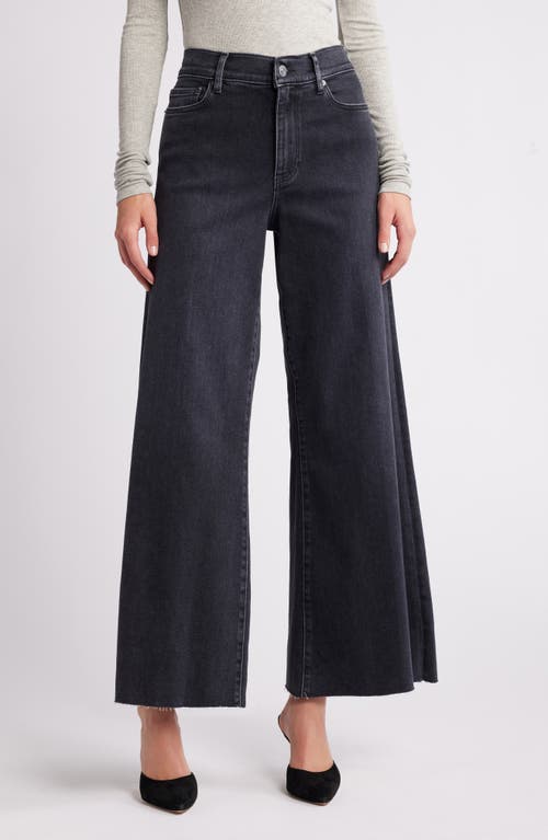 Frame Le Palazzo Crop Wide Leg Jeans In Blue