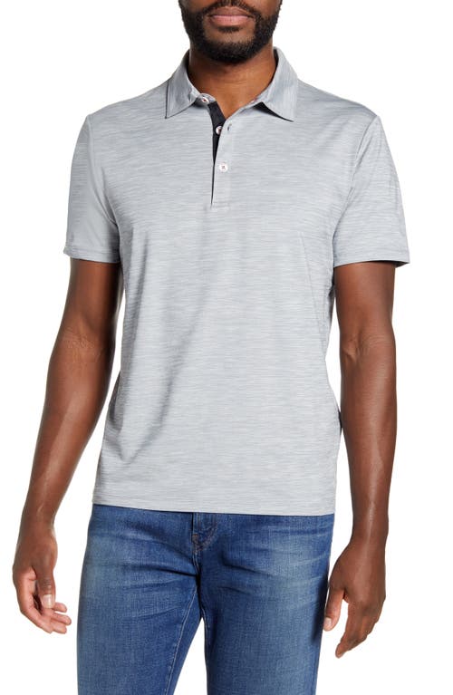 MOVE Performance Apparel Solid Polo in Eclipse