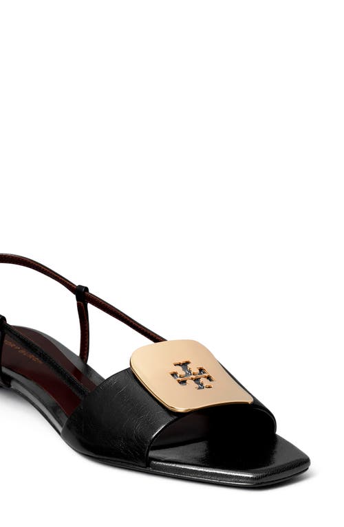 Shop Tory Burch Georgia Slingback Sandal In Perfect Black