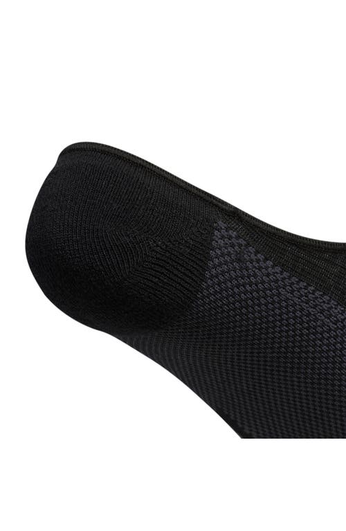 Shop Adidas Originals Adidas 3-pack Superlite Stripe No-show Socks In Black/night Grey/grey