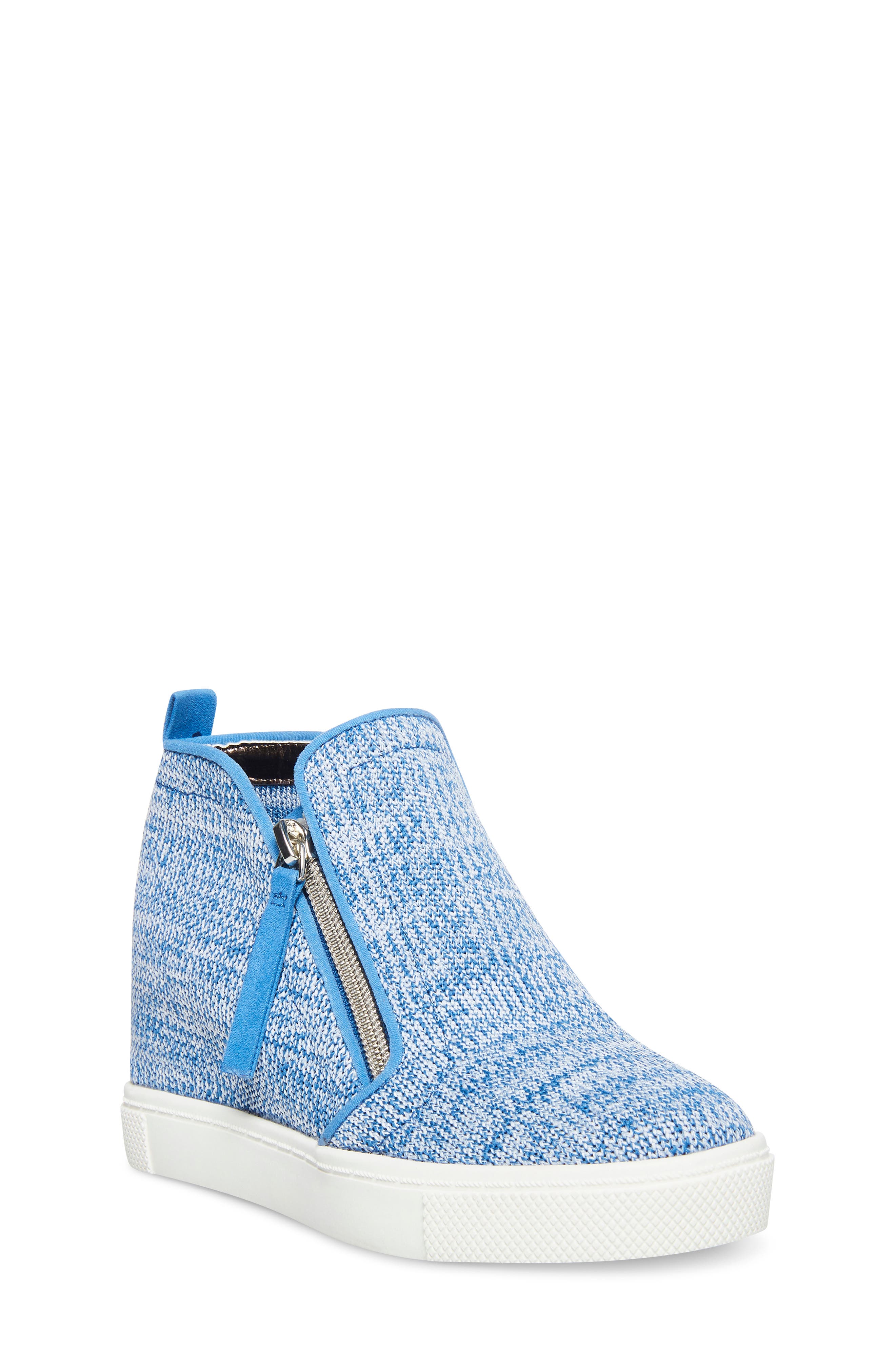 Steve Madden Kids' Caliber Wedge Sneaker In Blue