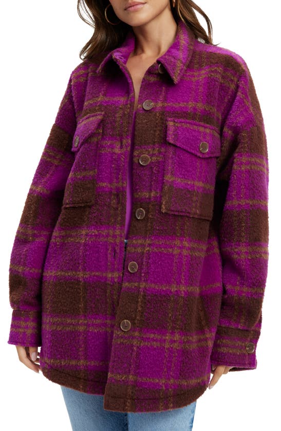 GOOD AMERICAN PLAID SHACKET