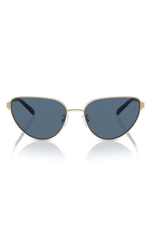 Tory Burch 56mm Cat Eye Sunglasses in Lt Gold at Nordstrom