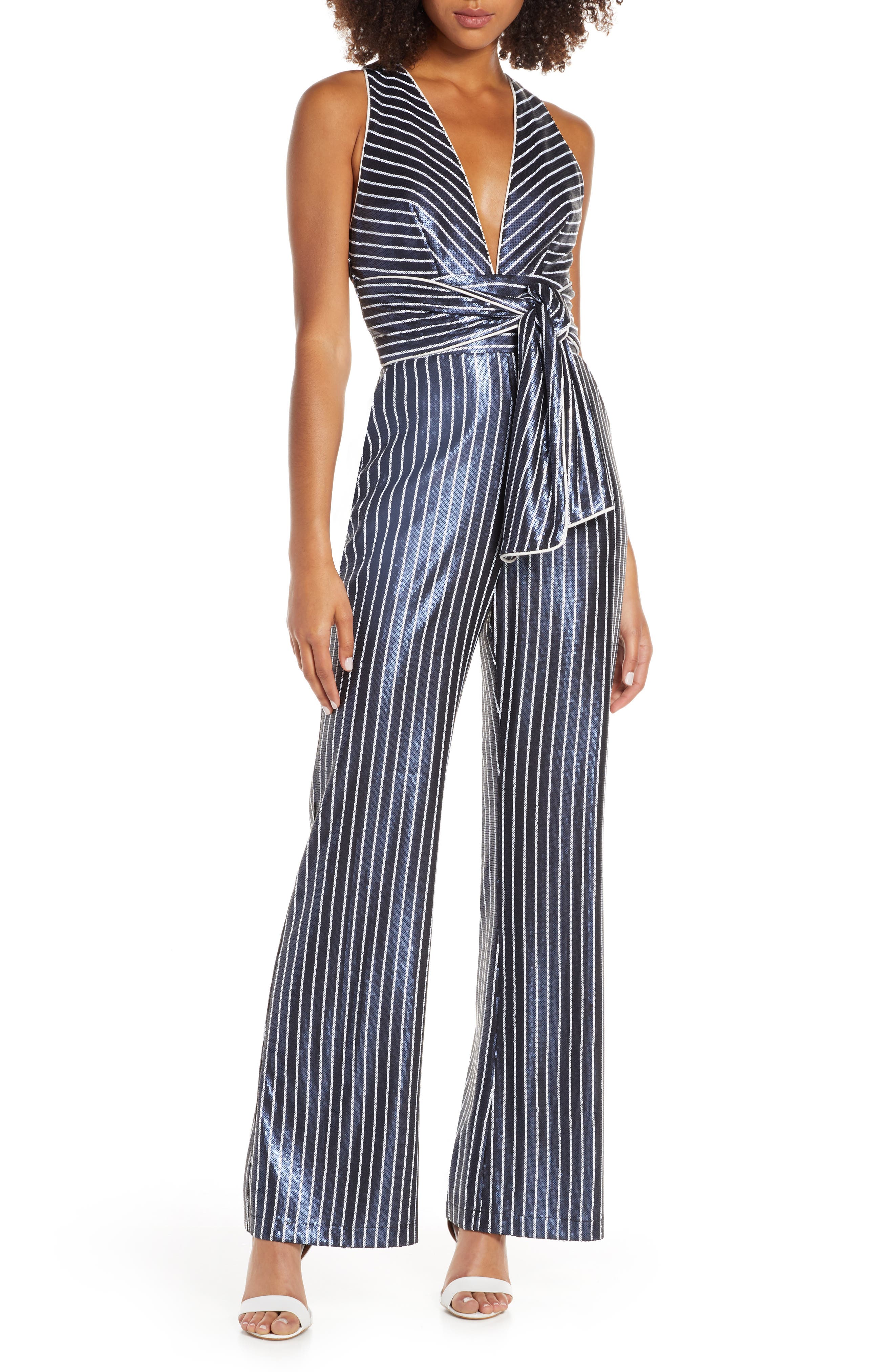 70s Jumpsuit | Disco Jumpsuits - Sequin, Striped, Gold, White, Black