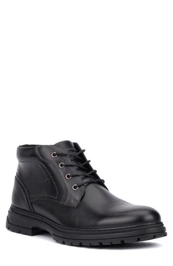 Reserve Footwear Ulysses Lug Sole Boot In Black