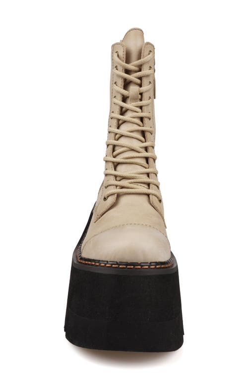 Ziginy Raiza Platform Bootie In Beige