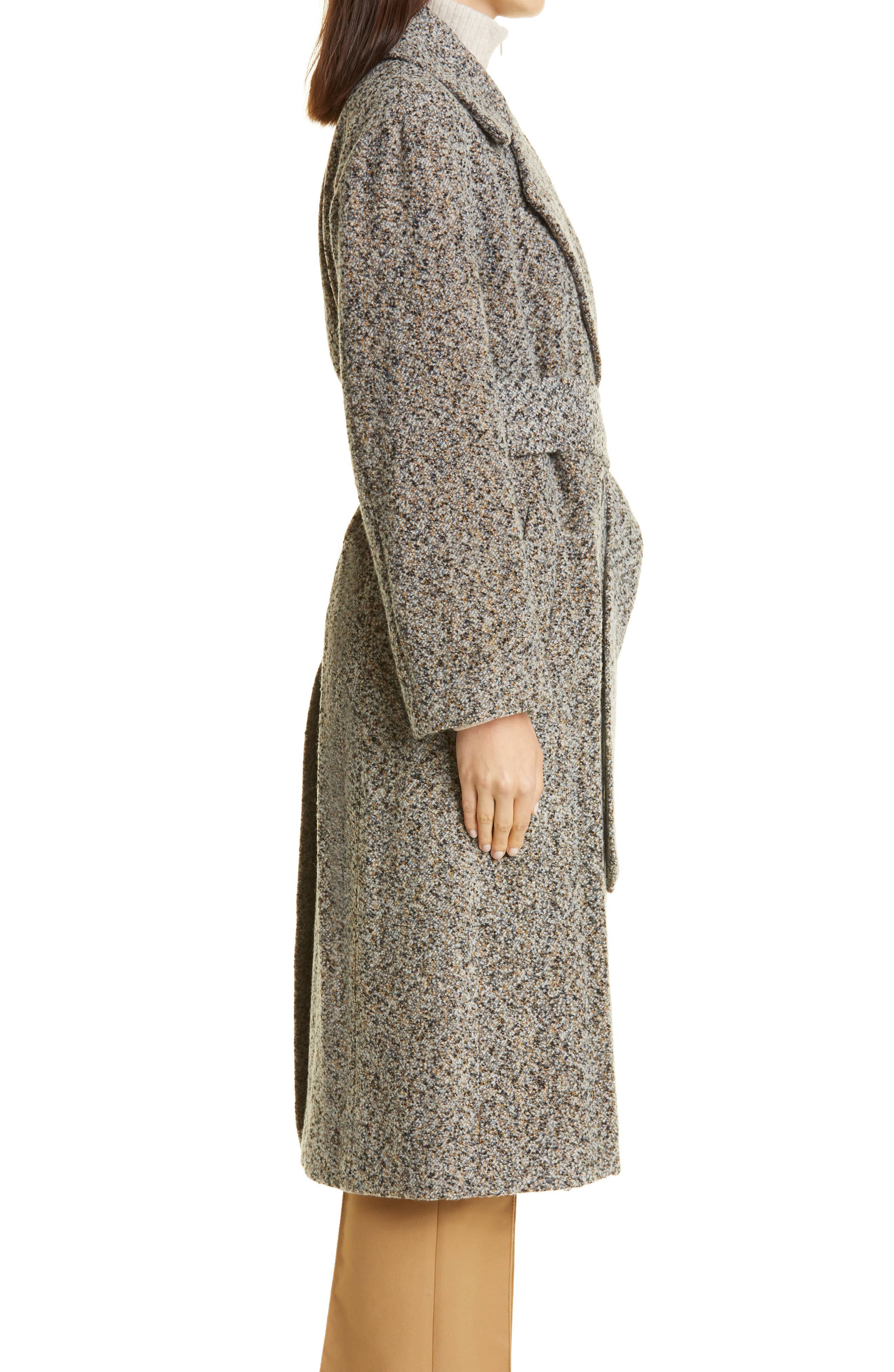 textured wool coat