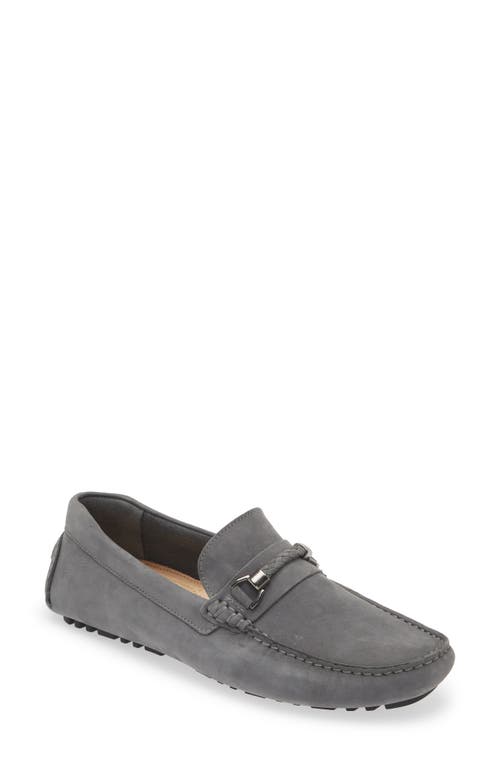 Barrett Braided Bit Driving Shoe in Grey Steel