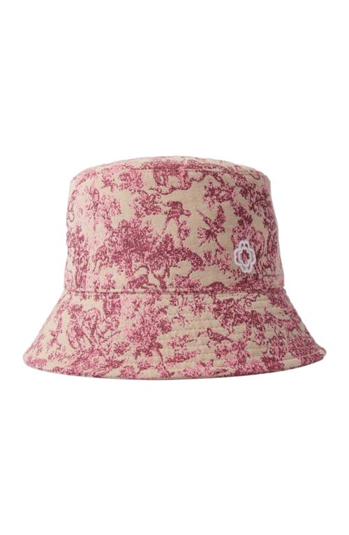 MAJE MAJE PATTERNED COTTON BUCKET HAT 