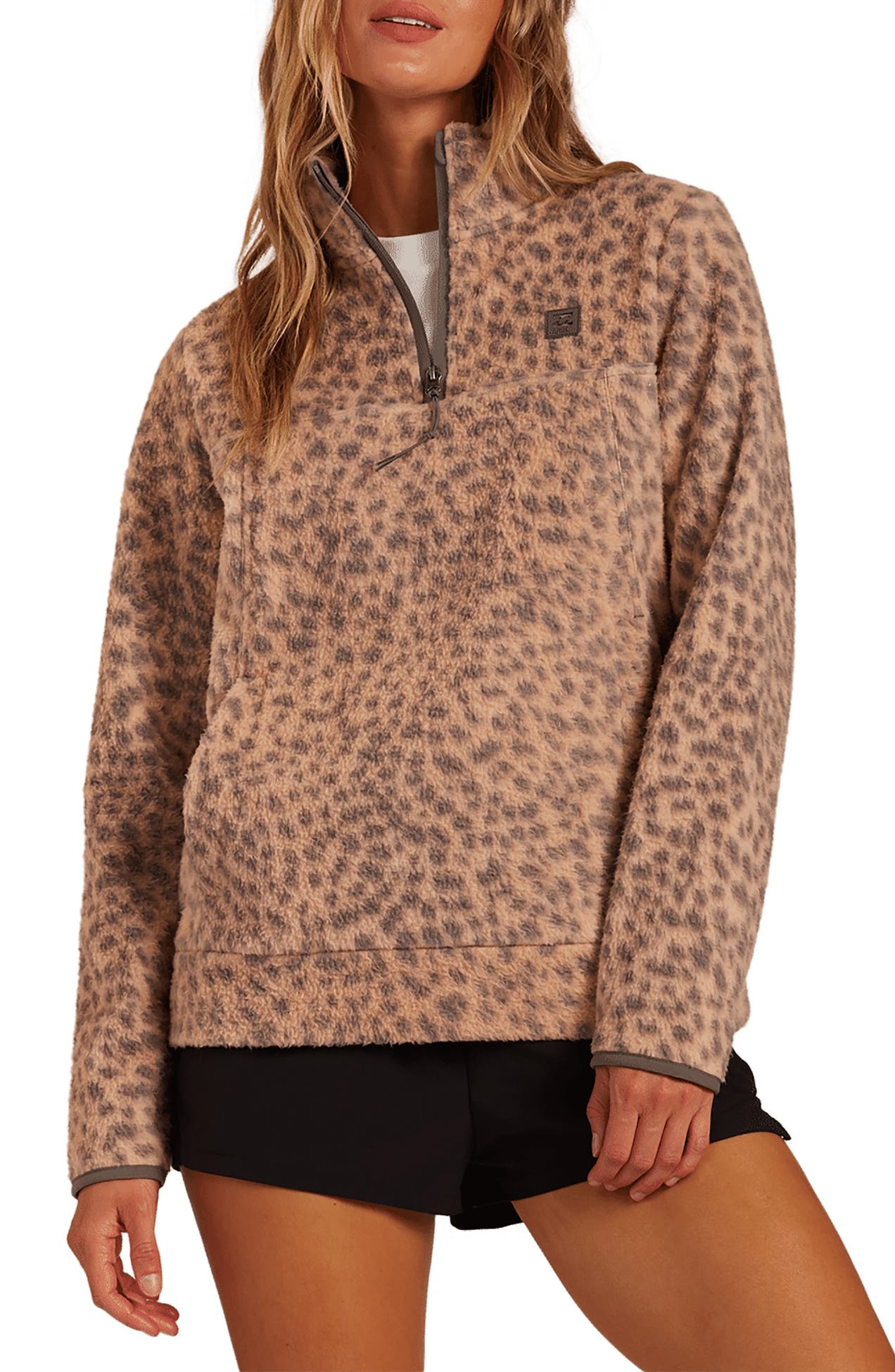 Billabong Boundary Half Zip Mock Neck Fleece Pullover Nordstrom Rack