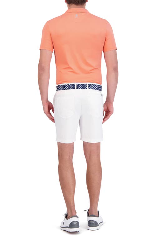 Shop Robert Graham Axelsen Solid Performance Golf Polo In Coral