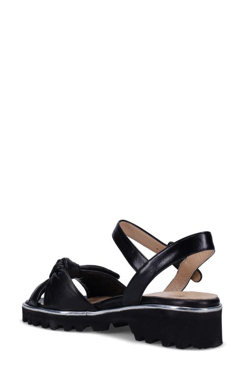 Ron White Cairi Ankle Strap Platform Sandal In Onyx