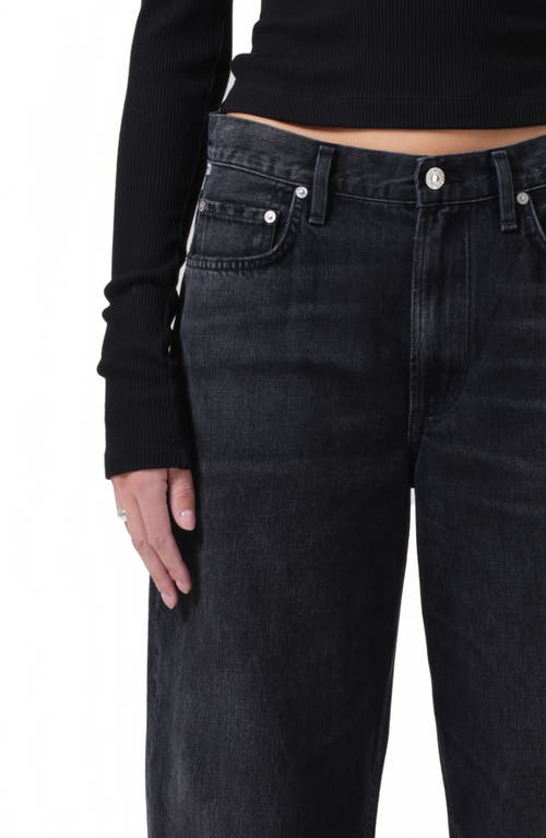 Shop Citizens Of Humanity Miro High Waist Barrel Jeans In Domino