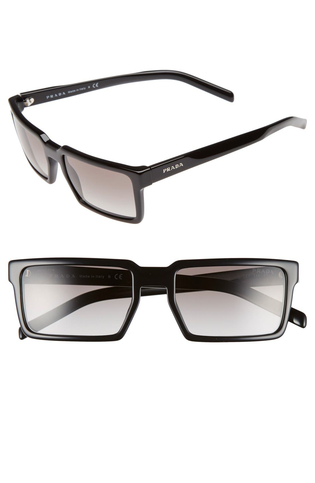 Prada 54mm Rectangular Sunglasses Nordstrom
