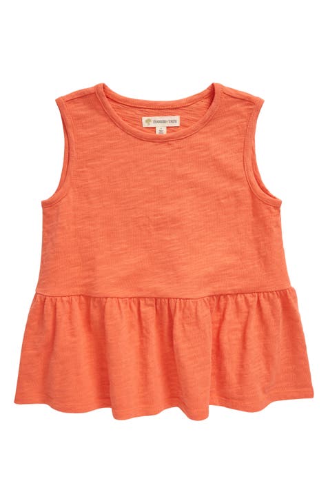 Kids' Cotton Peplum Tank (Toddler, Little Kid & Big Kid)